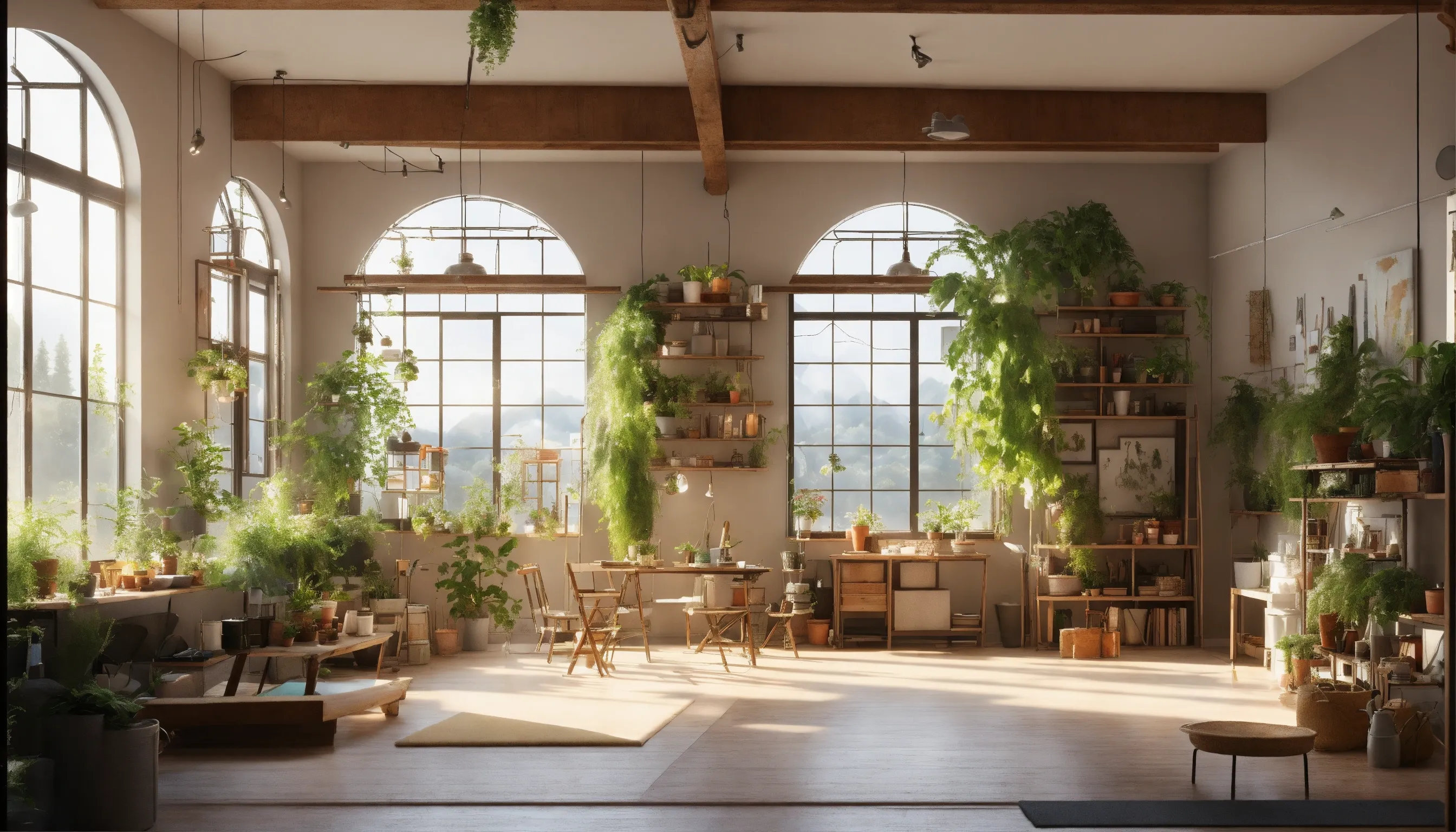 Curated home decor arrangement