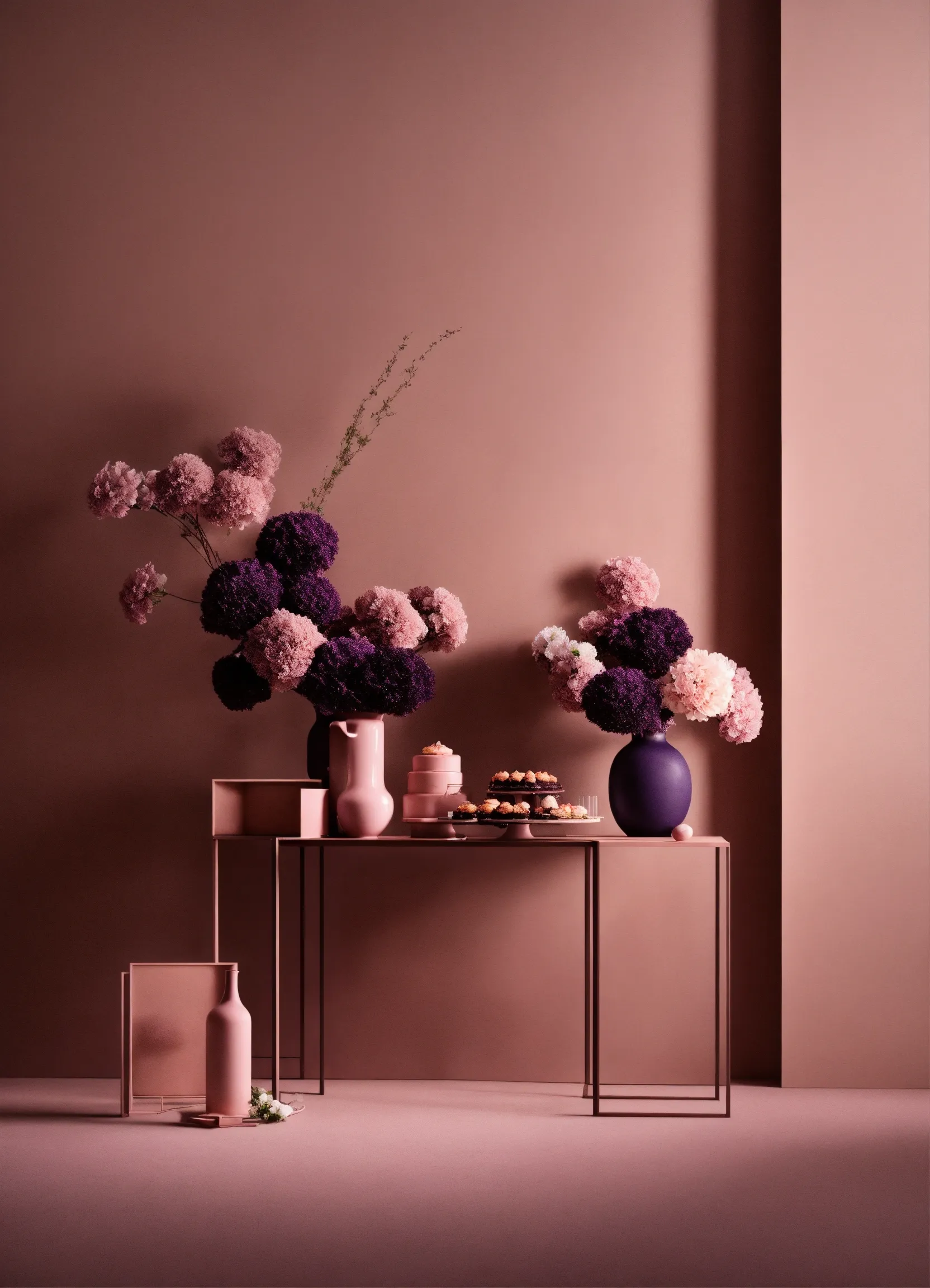 Elegant ceramic vase with natural finish